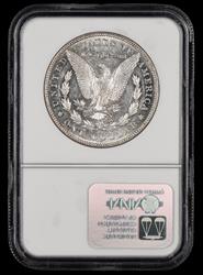 1884 S $1 NGC  AU58