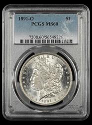 1891-O $1 PCGS MS 60