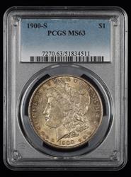 1900-S $1 PCGS MS 63