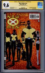 New X-Men #114 CGC Signature Series 9.6 (Marvel, 2001) Signed by Frank Quitely 