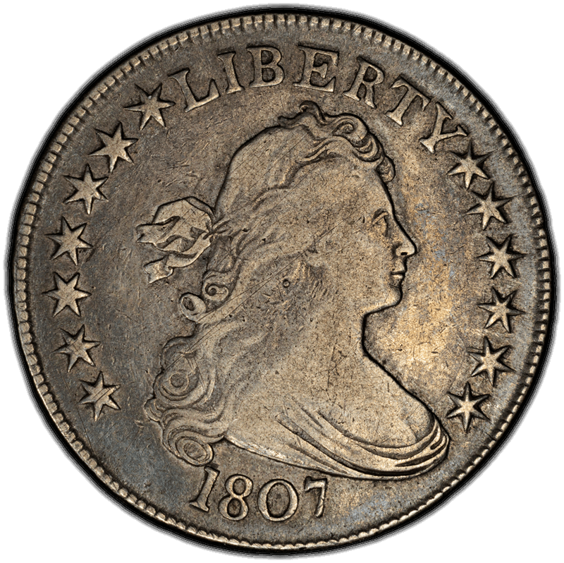 1807 50C PCGS F-15 CAC