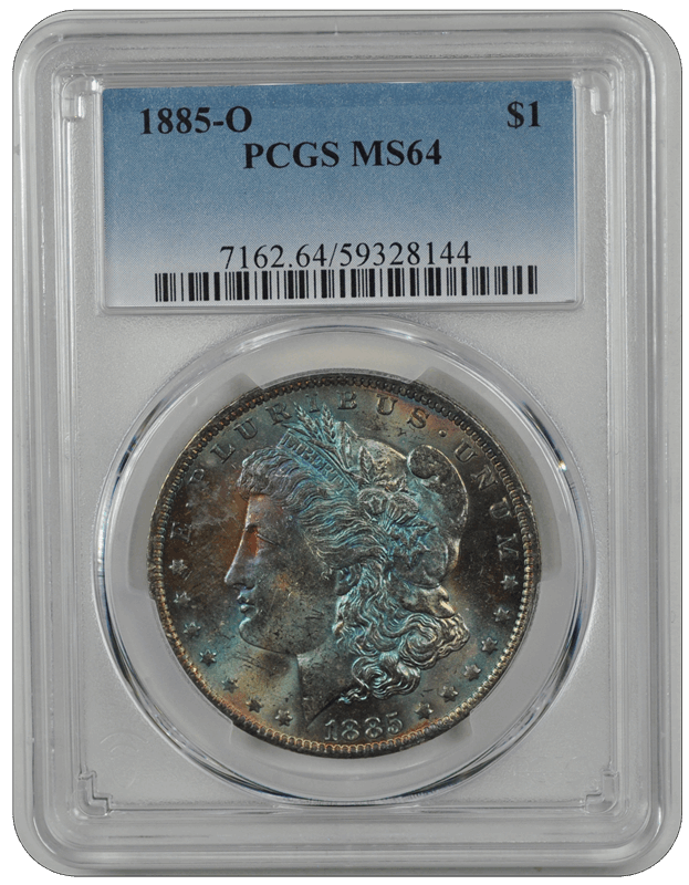 1885-O Morgan PCGS MS 64