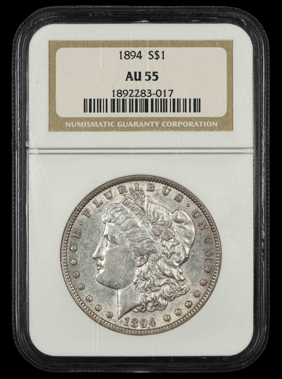 1894 $1 NGC AU-55