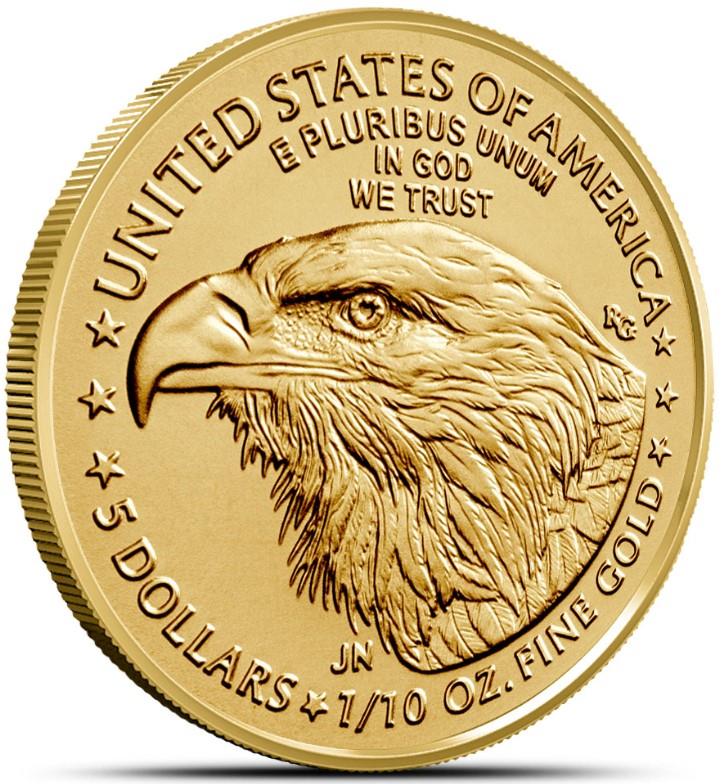 2024 $5 1/10oz. American Gold Eagle, BU