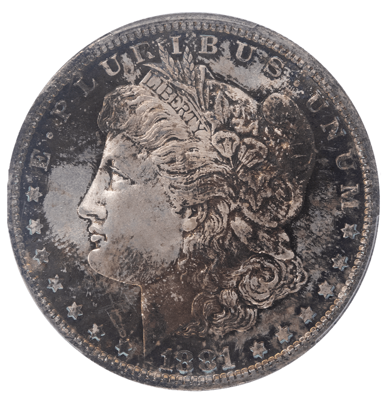 1881-S Morgan Silver Dollar PCGS MS 66 