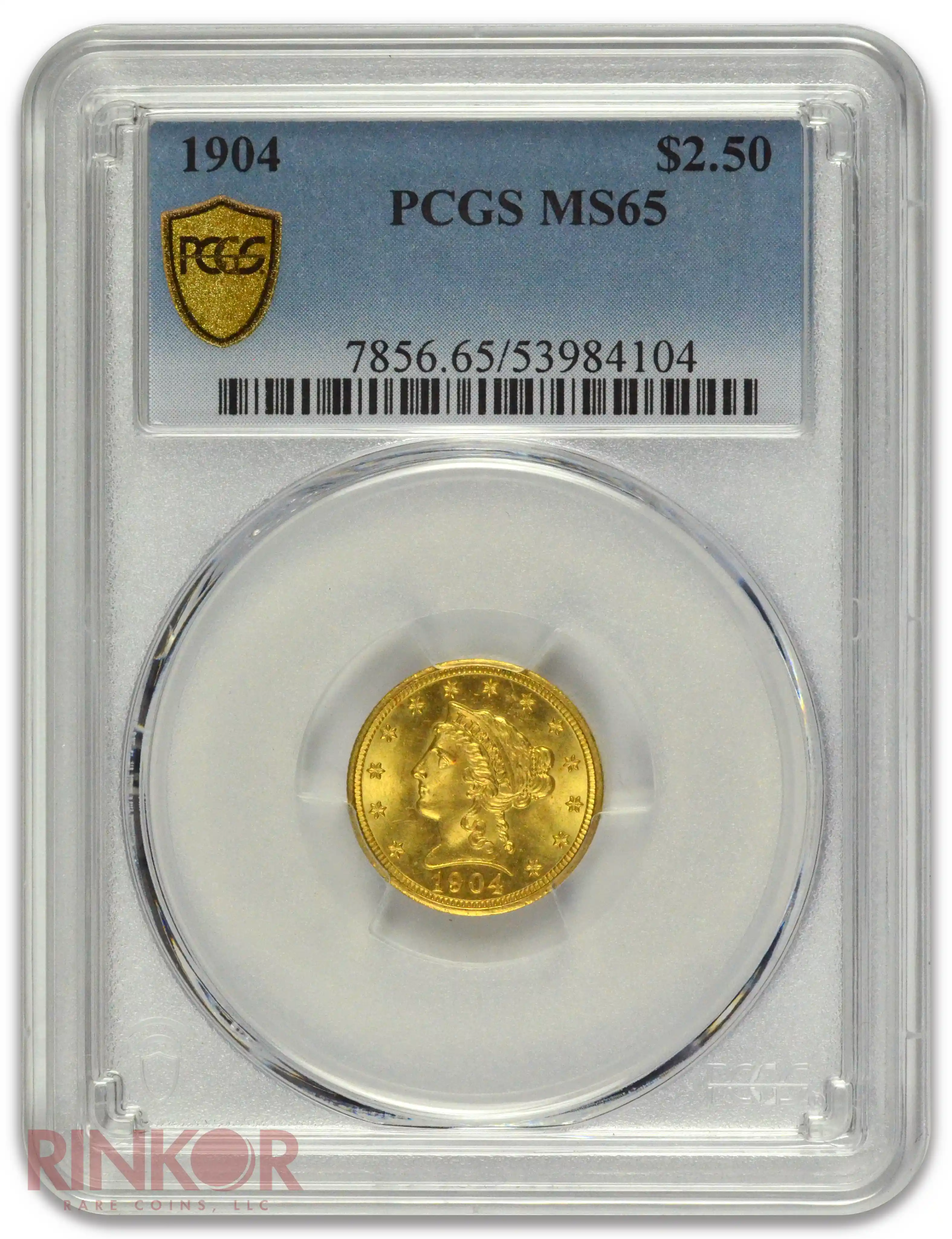 1904 Liberty Head $2.50 PCGS MS 65