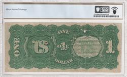 Fr. 18 1869 $1 Rainbow Note US Note - Legal Tender PCGS Choice Fine 15 