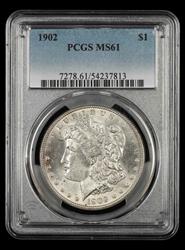 1902 $1 PCGS MS 61