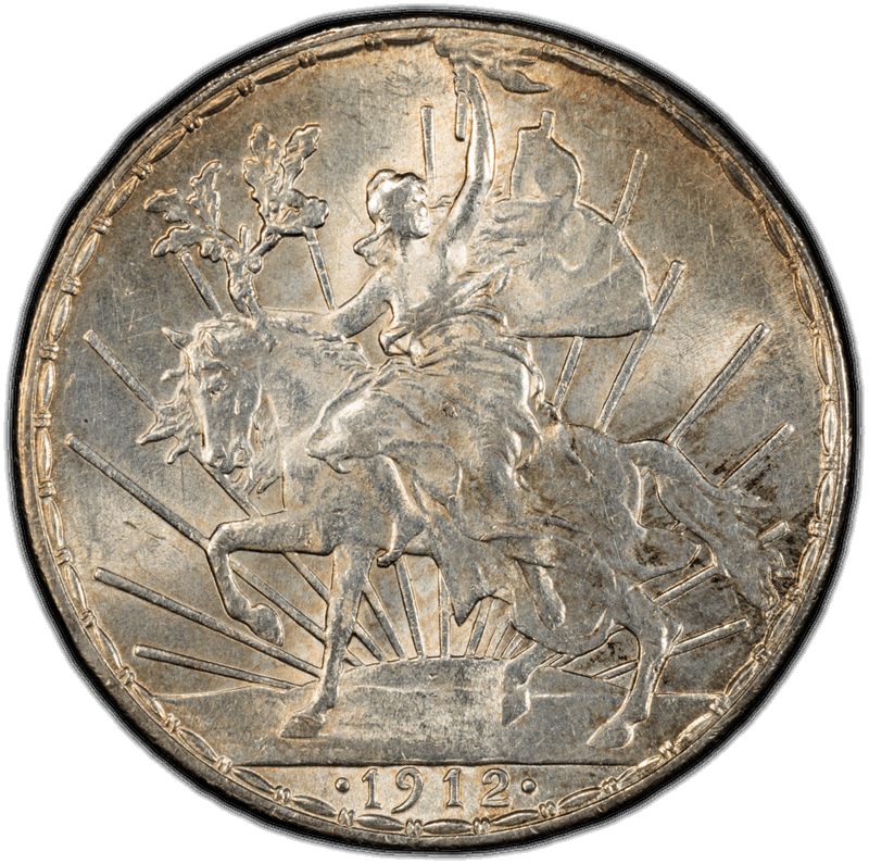 1912 Mexico Peso KM-453 PCGS MS 62