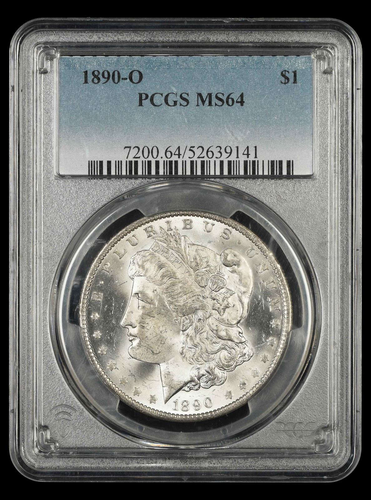 1890-O $1 PCGS MS 64