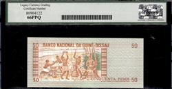 Guinea Bissau Banco Nacional 50 Pesos 28.2.1983 Gem New 66PPQ  