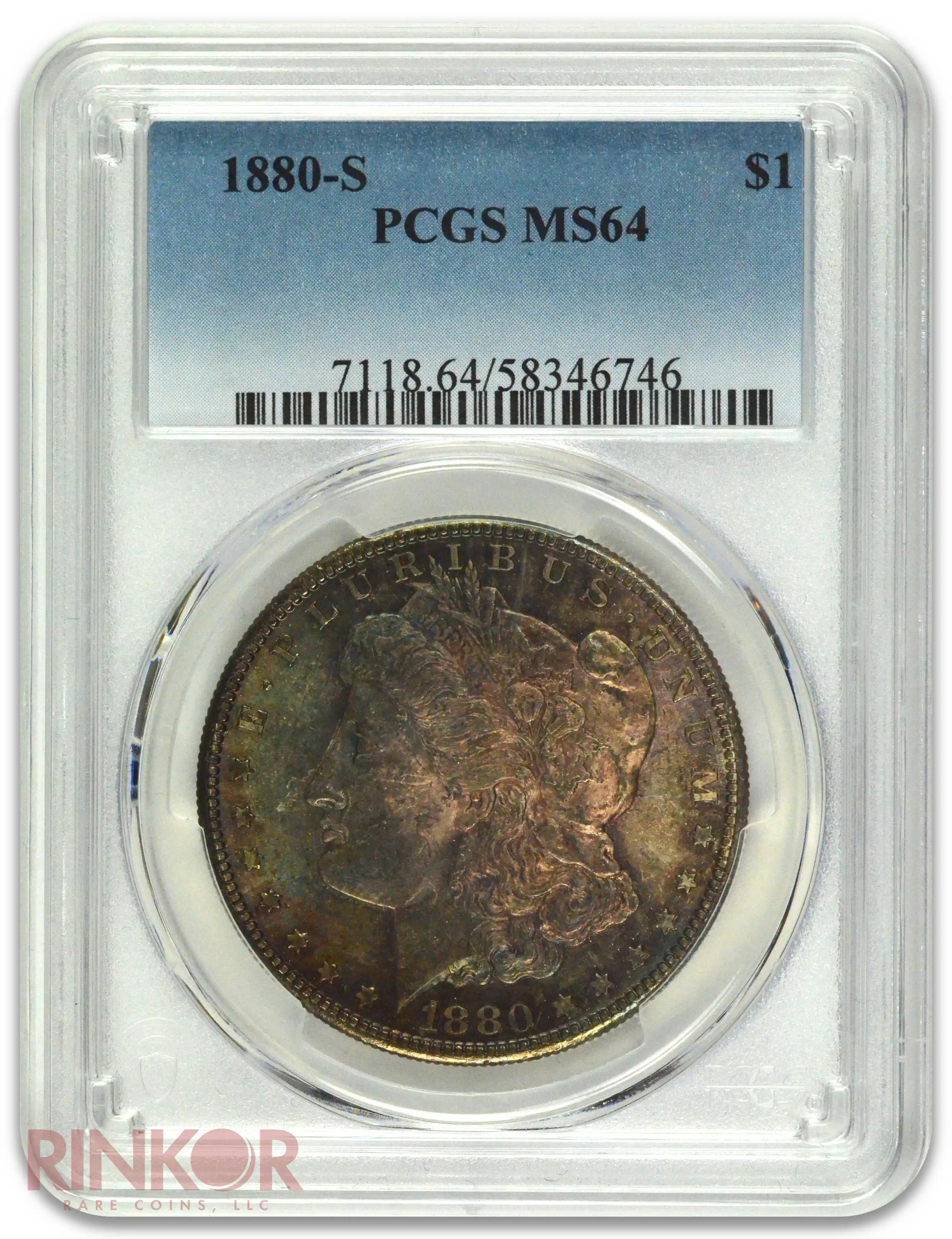 1880-S $1 Morgan Dollar PCGS MS 64