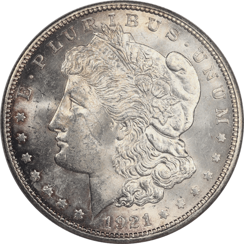 1921-D Morgan Silver Dollar, Raw  Choice Uncirculated - Nice Original Coin 