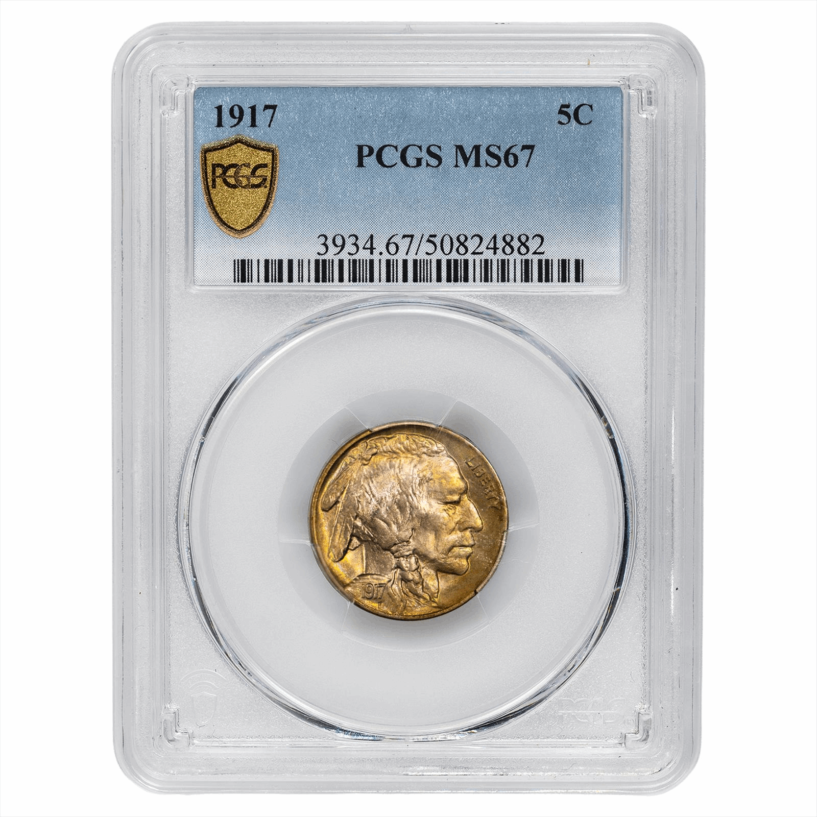 1917 Buffalo Nickel 5C PCGS MS 67