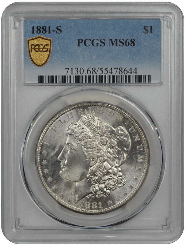 1881-S Morgan PCGS MS 68