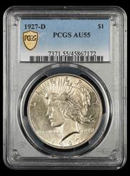 1927-D $1 PCGS AU-55