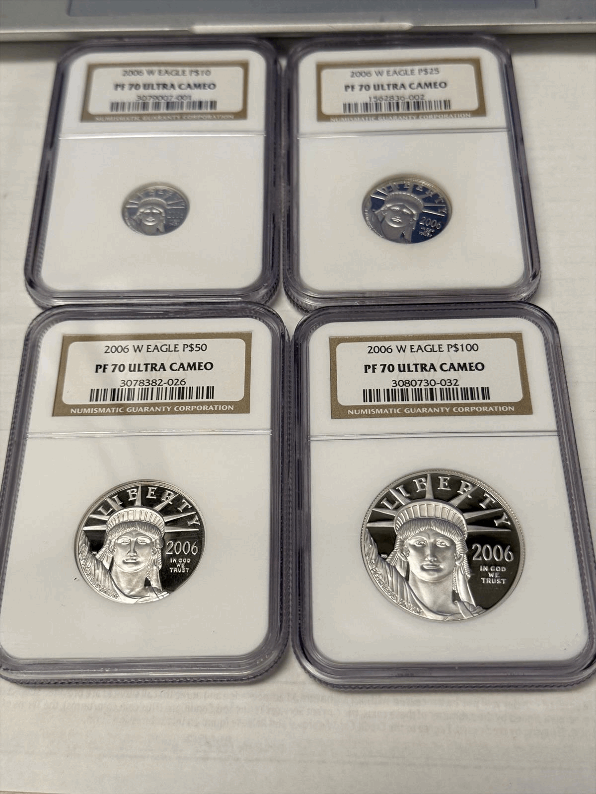 2006-4-coin-proof-platinum-eagle-set-ngc-pf-70
