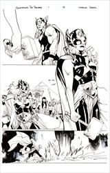 Generations: The Unworthy Thor & The Mighty Thor #1 Page13 Artist:  Mahmud  Asrar (Penciller) ,  Mahmud Asrar (Inker) Media Type: Pen and Ink Art Type: Interior Page 