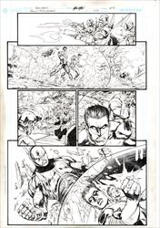 Rann/Thanagar War #4 Page 4 Artist:  Ivan Reis (Penciller) ,  Mark Campos (Inker) Media Type: Pen and Ink Art Type: Interior Page 