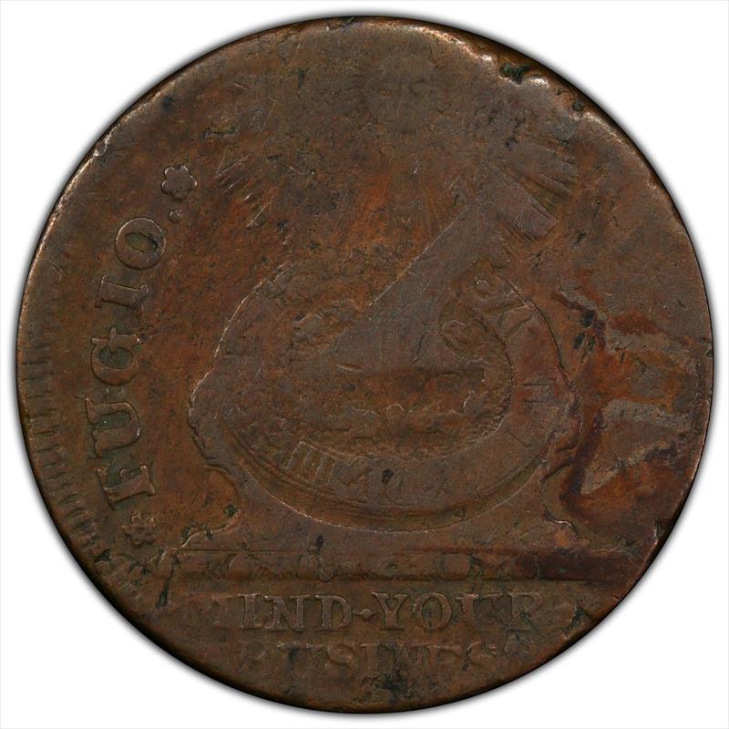 1787 Newman 9-Q Fugio PCGS F 15