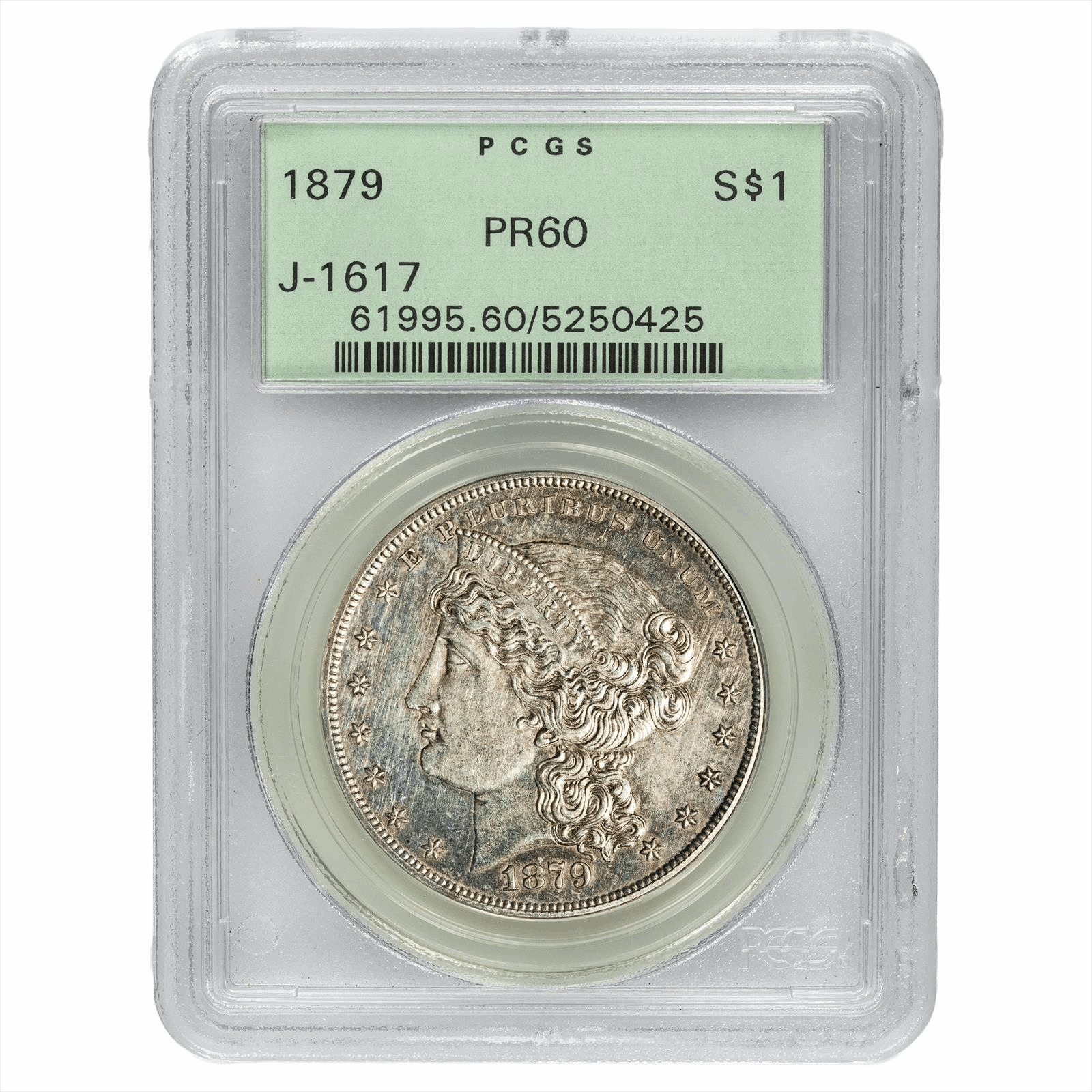 1879 Metric Silver Pattern Dollar $1 J-1617 PCGS PR 60