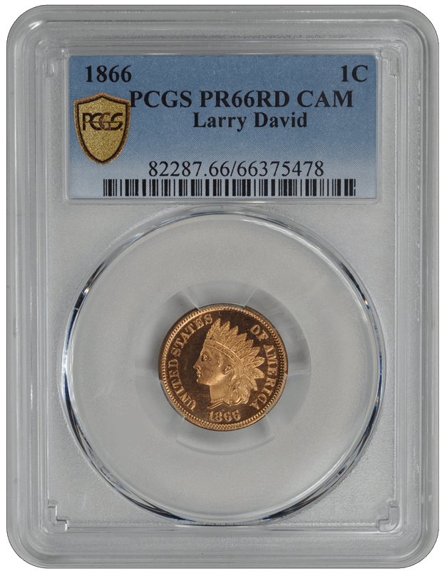1866 Indian Head PCGS CAM 66