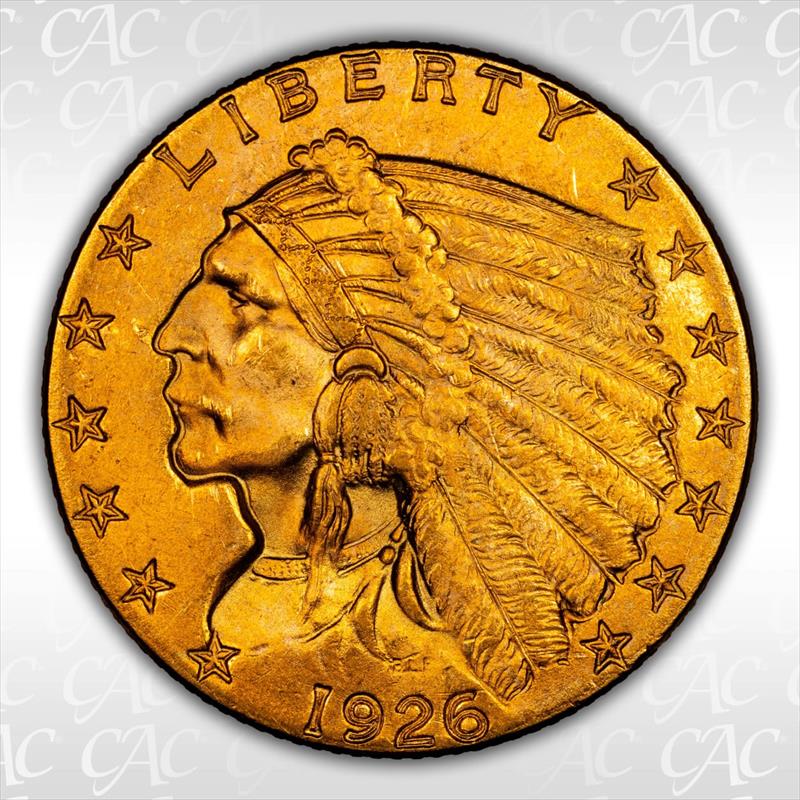 1926 $2.50 CACG MS 65