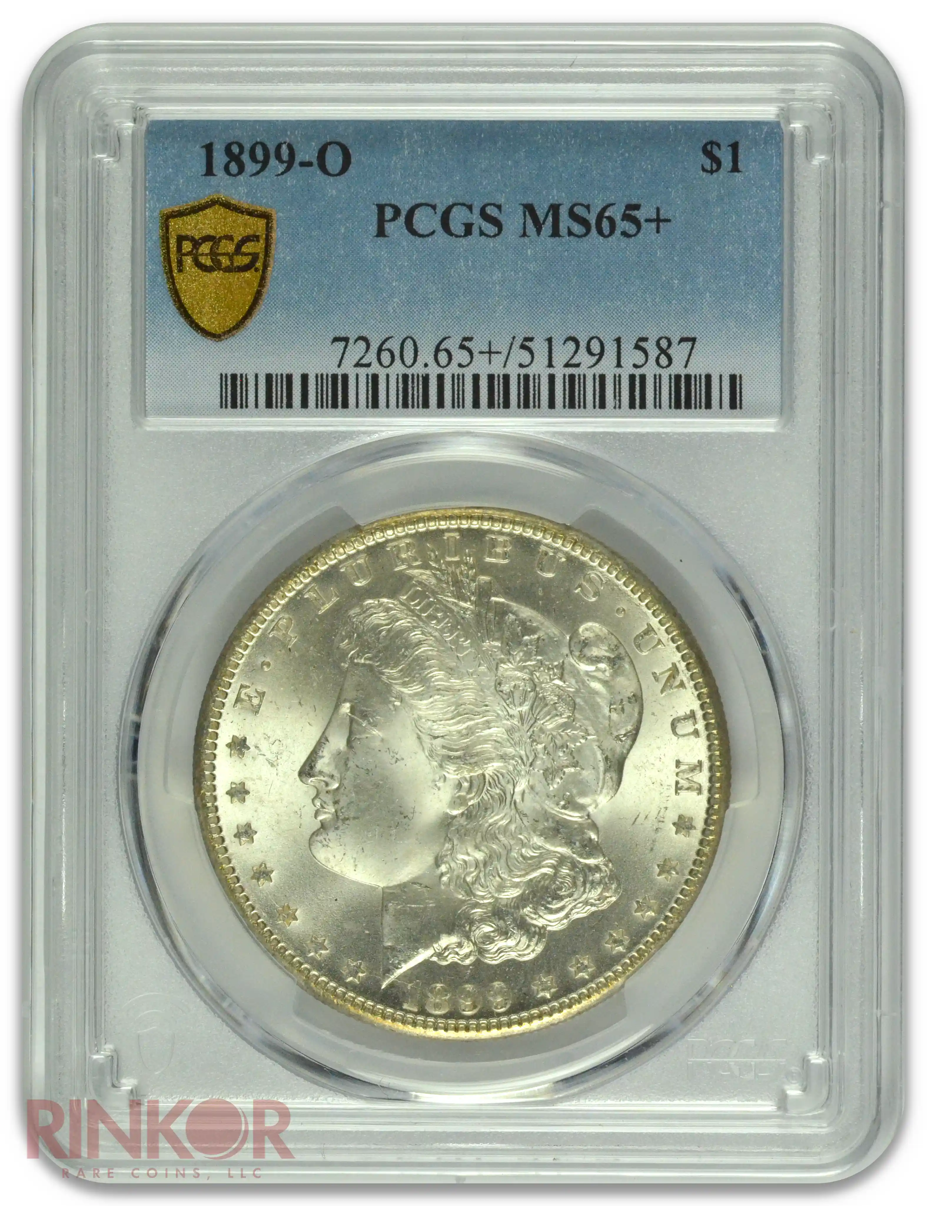 1899-O $1 PCGS MS 65+