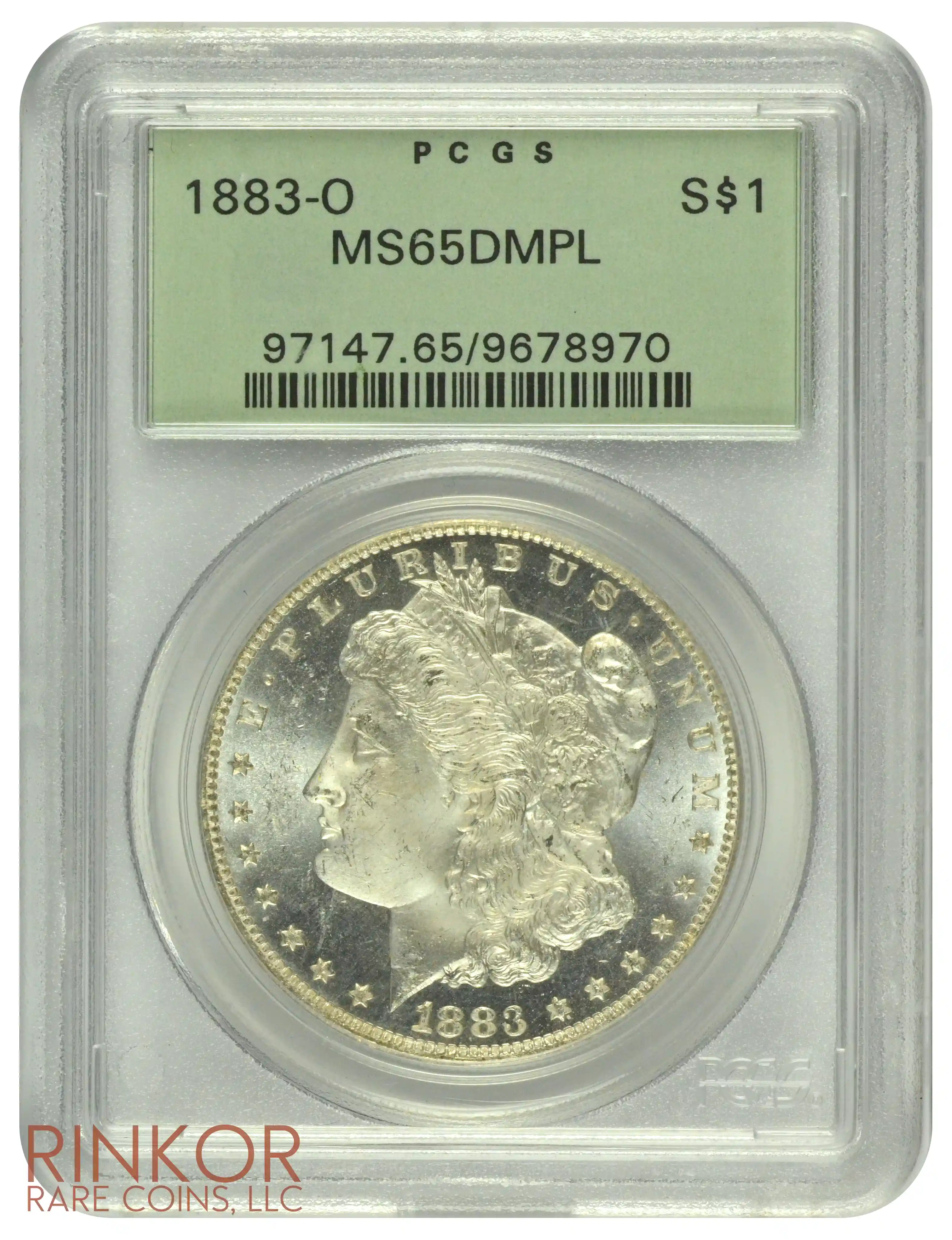 1883-O $1 PCGS MS 65 DMPL