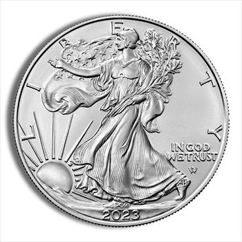 2023 Silver American Eagle - BU image 1