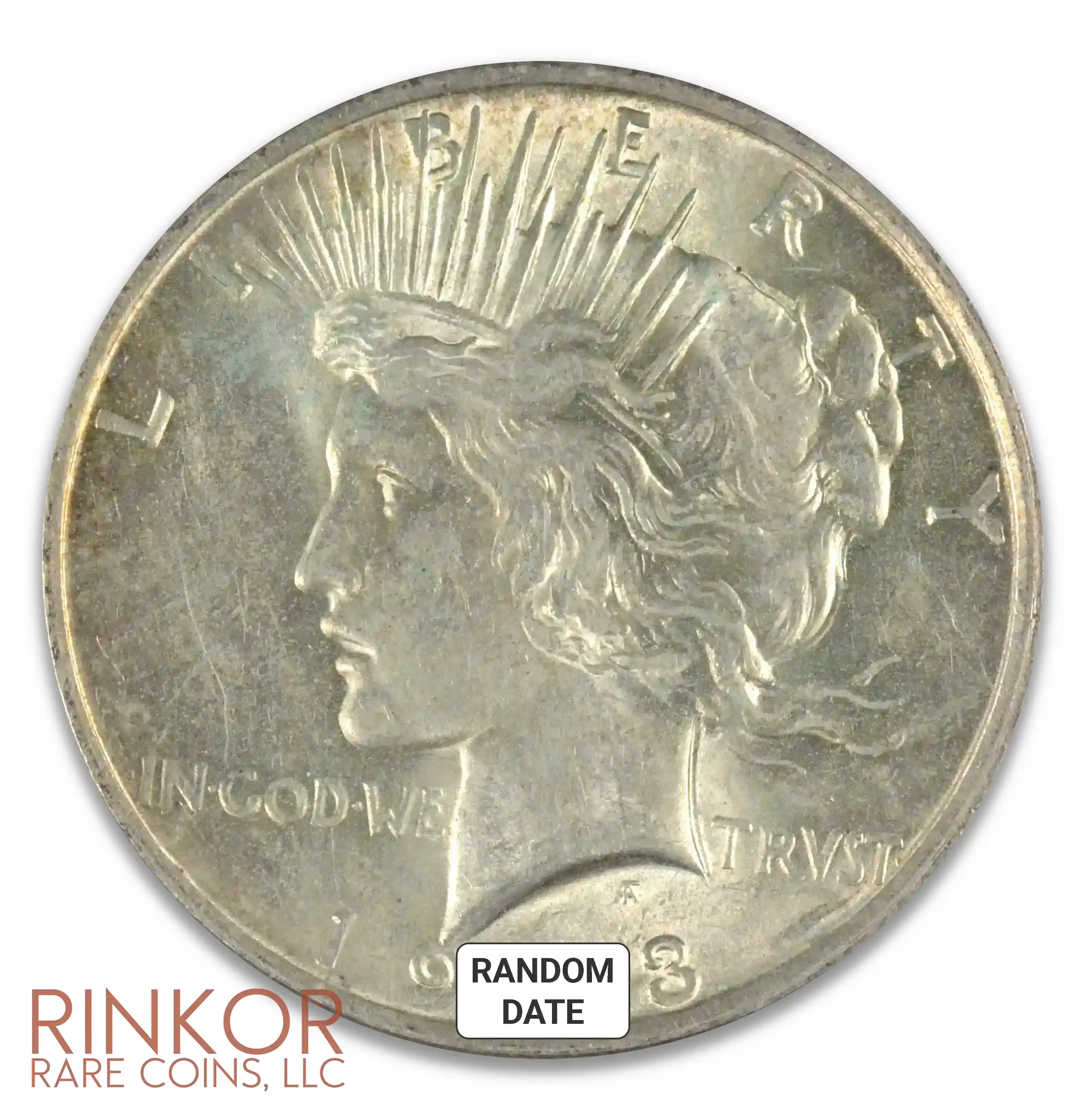 1922-1925 Peace Silver Dollar About Uncirculated