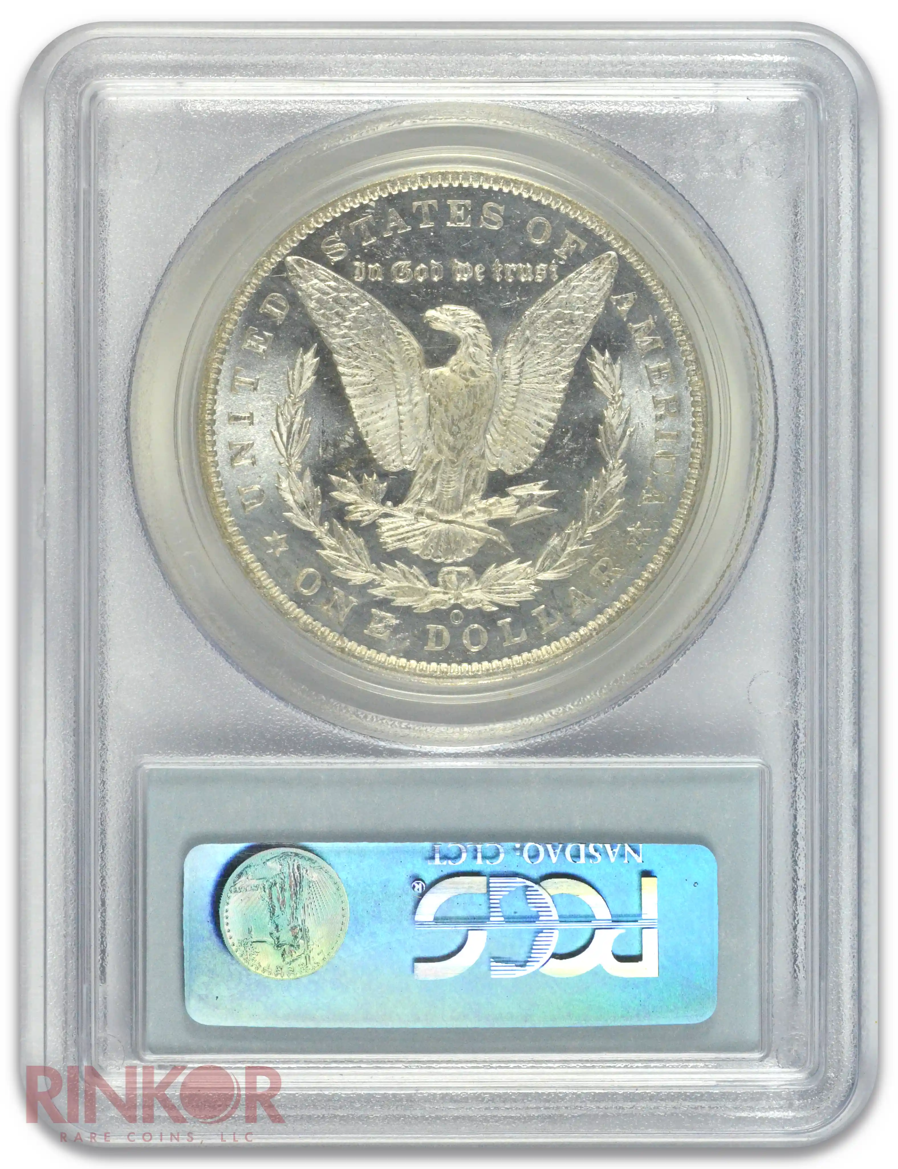 1890-O $1 Morgan Dollar PCGS MS 64 DMPL