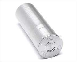 5 OZ SILVER BULLET SHOTGUN SHELL REPLICA 