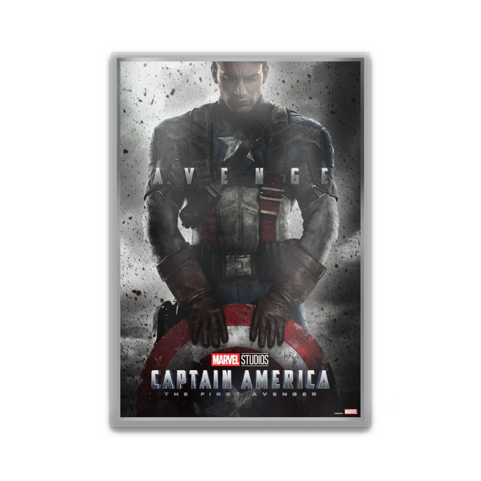 2025 Niue Marvel Infinity Saga - Captain America 1.5oz Premium Silver Foil 