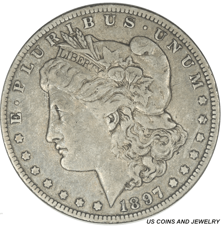 1897-O Morgan Silver Dollar $1 Very Fine VF