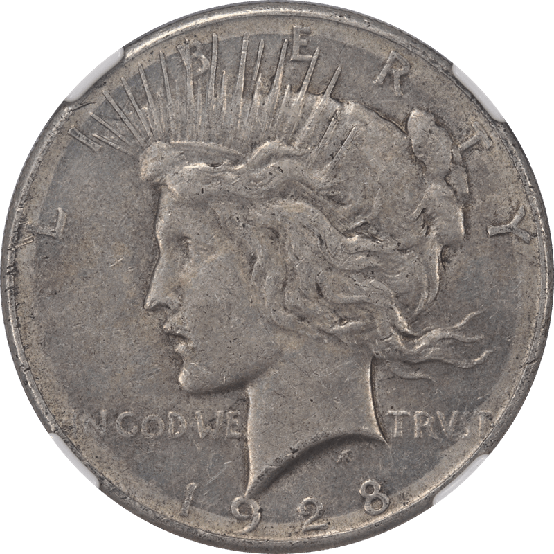 1928 Silver PEACE Dollar $1 NGC XF 45 Low Mintage Key Date