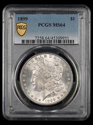 1899 $1 PCGS MS64 MS64