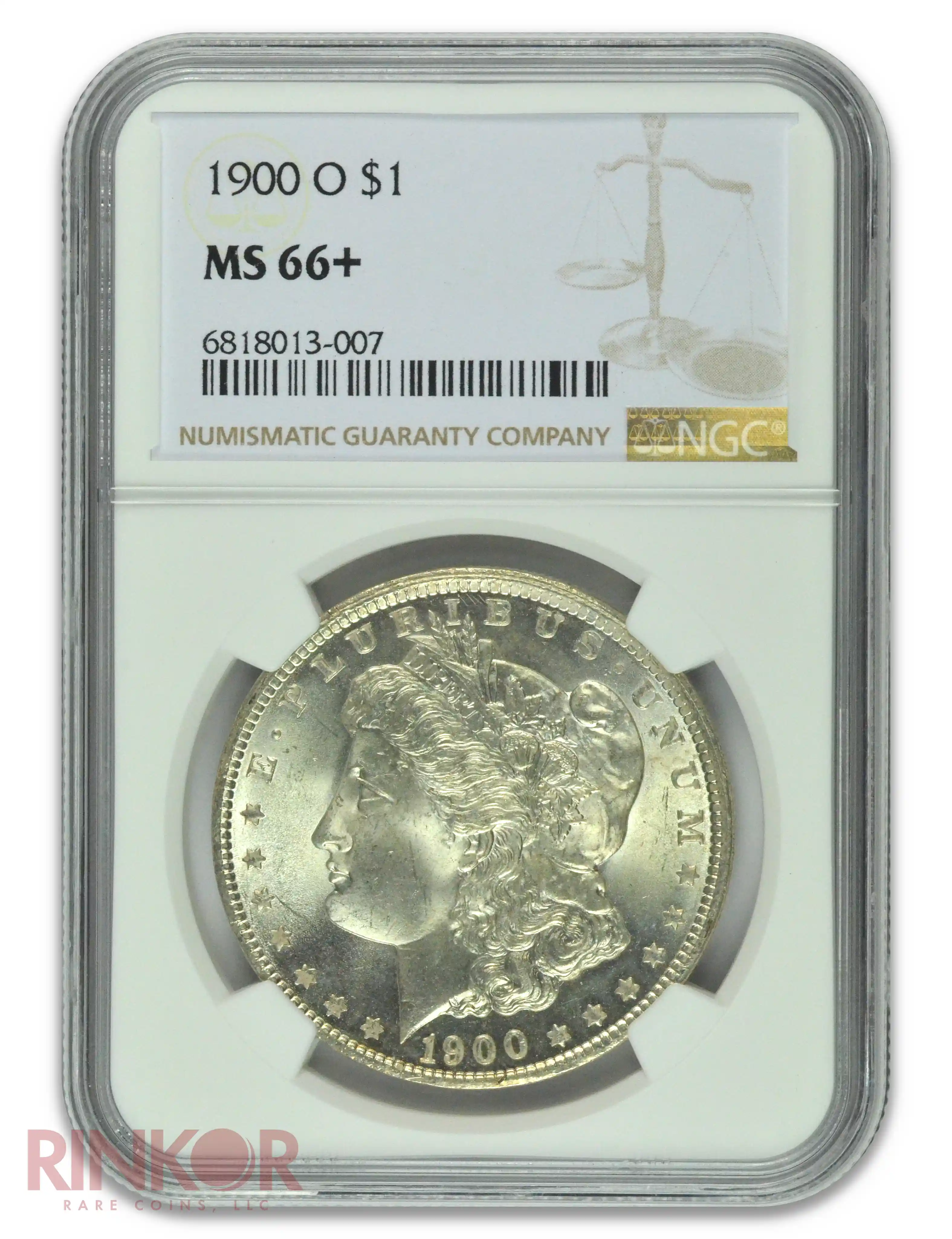 1900-O $1 NGC MS 66+