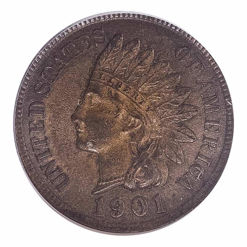 1901 Indian Head Cent, PCGS BN 63 - Nice Original Surfaces 