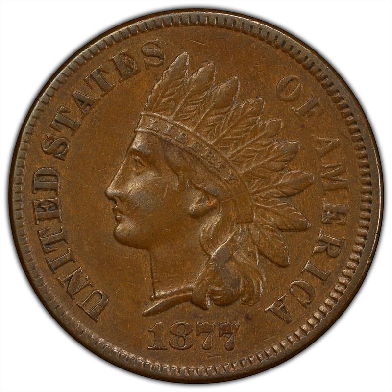 1877 1C PCGS XF-45 CAC