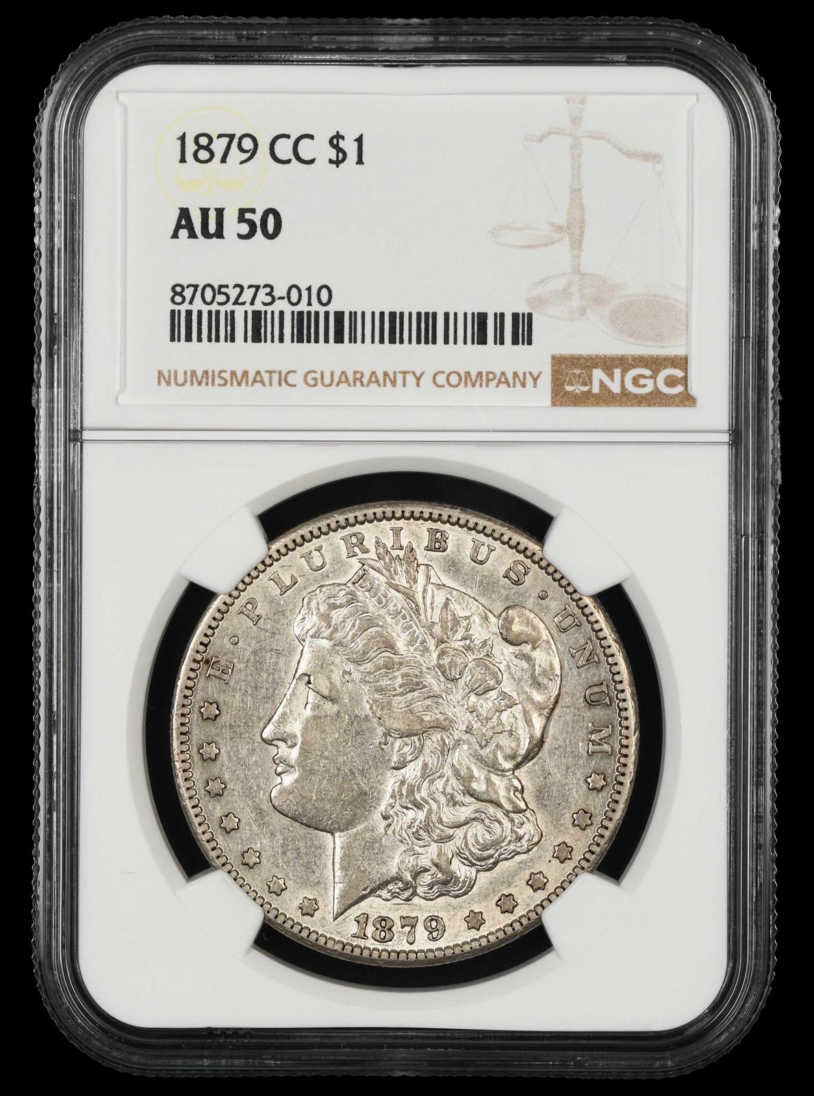 1879 CC $1 NGC  AU50