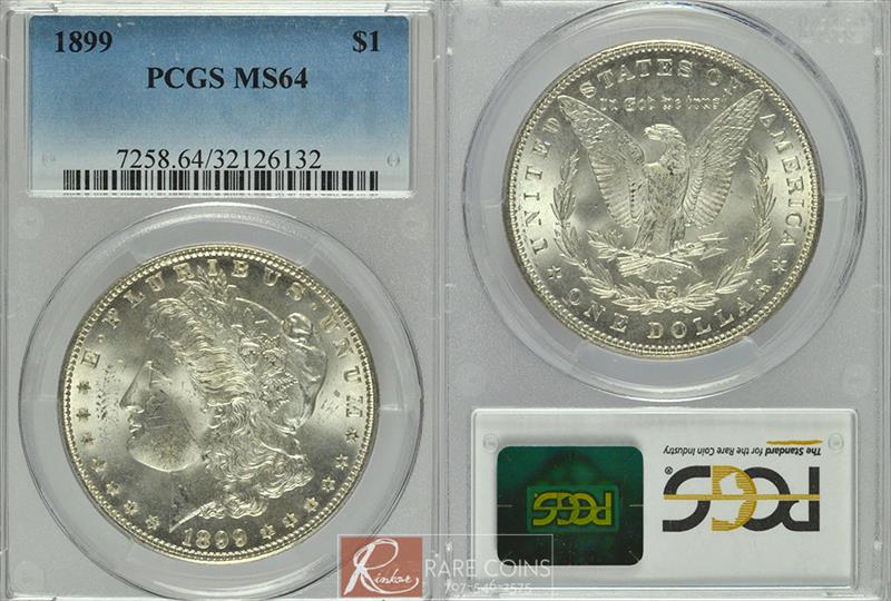 1899 $1 PCGS MS 64