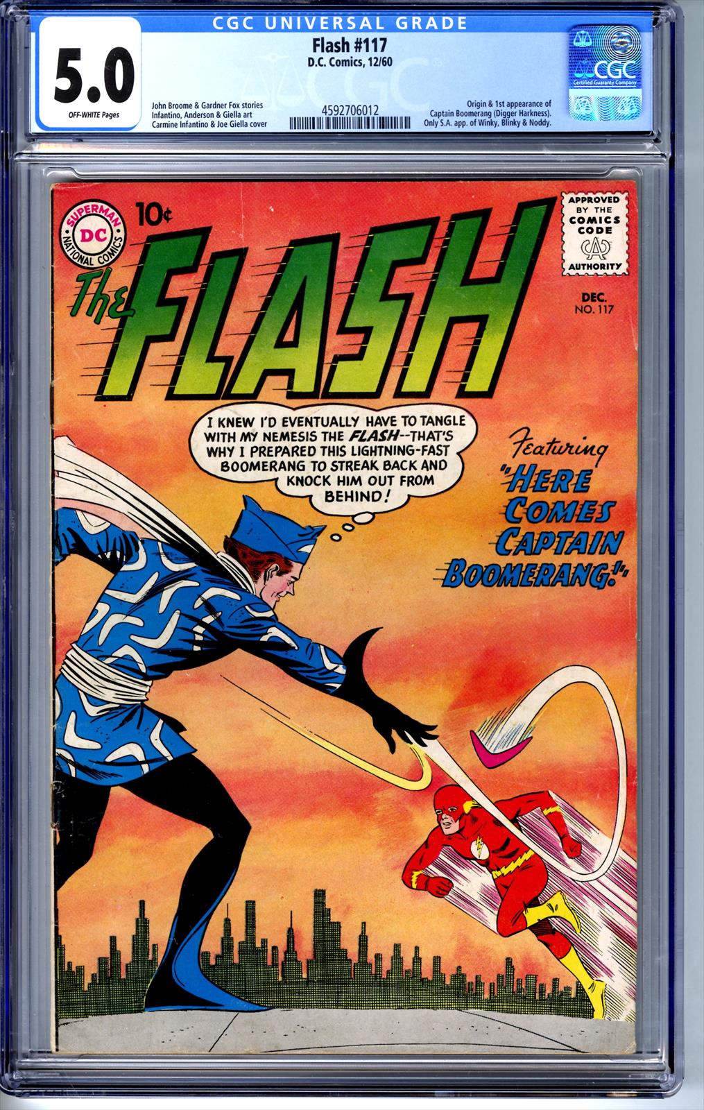 Flash #117 CGC 5.0 5.0