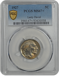 1927 Buffalo PCGS MS 67+
