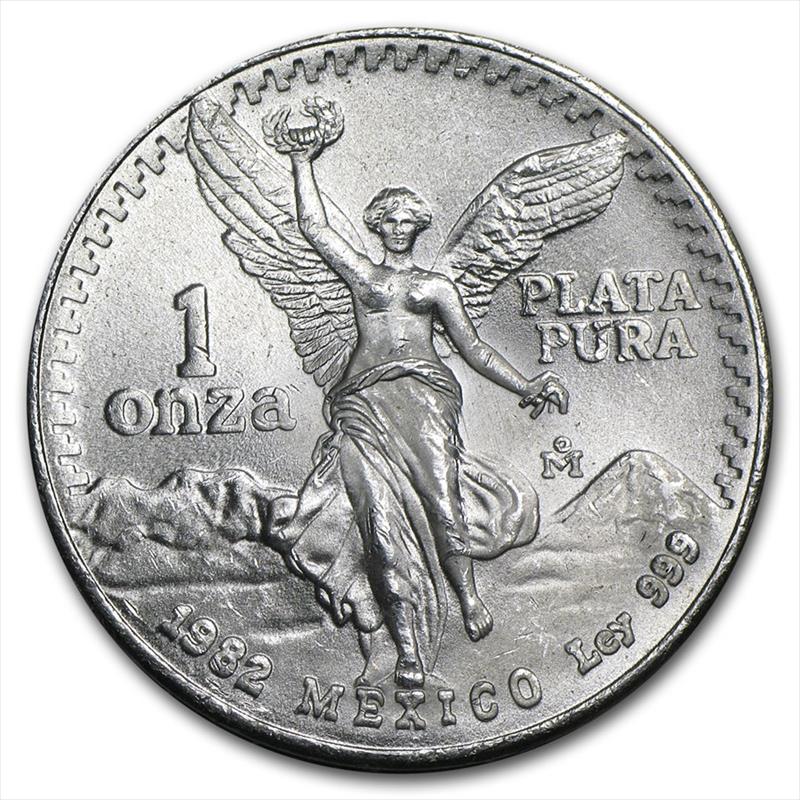 1982 1oz .999 Mexican Silver Libertad 