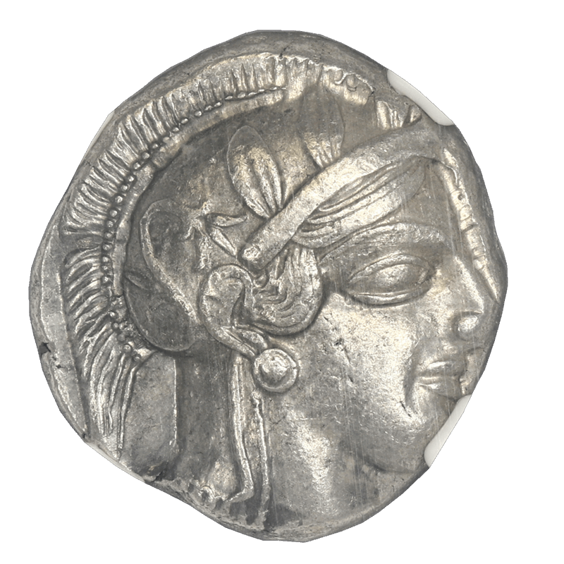 Attica, Athens c.440-404BC obvAthena rvOwl AR Tetradrachms NGC AU 4/5 4/5