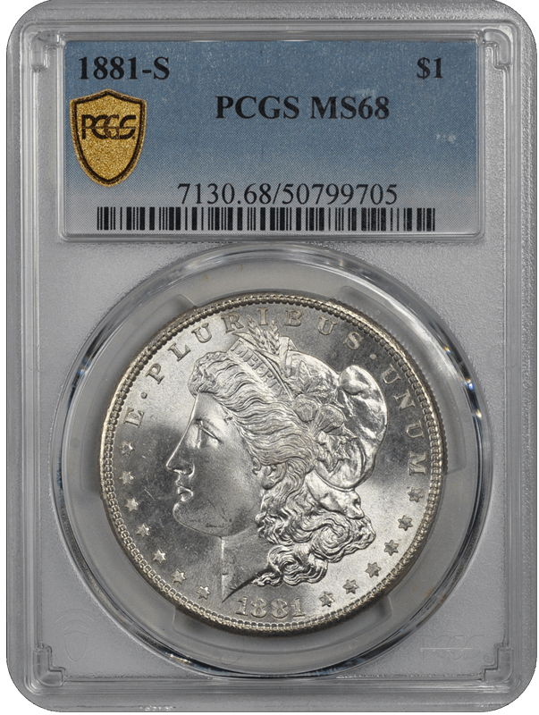 1881-S Morgan PCGS MS 68