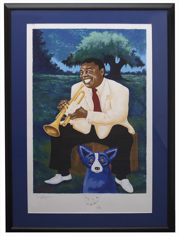 Louie Armstrong Blue Dog  