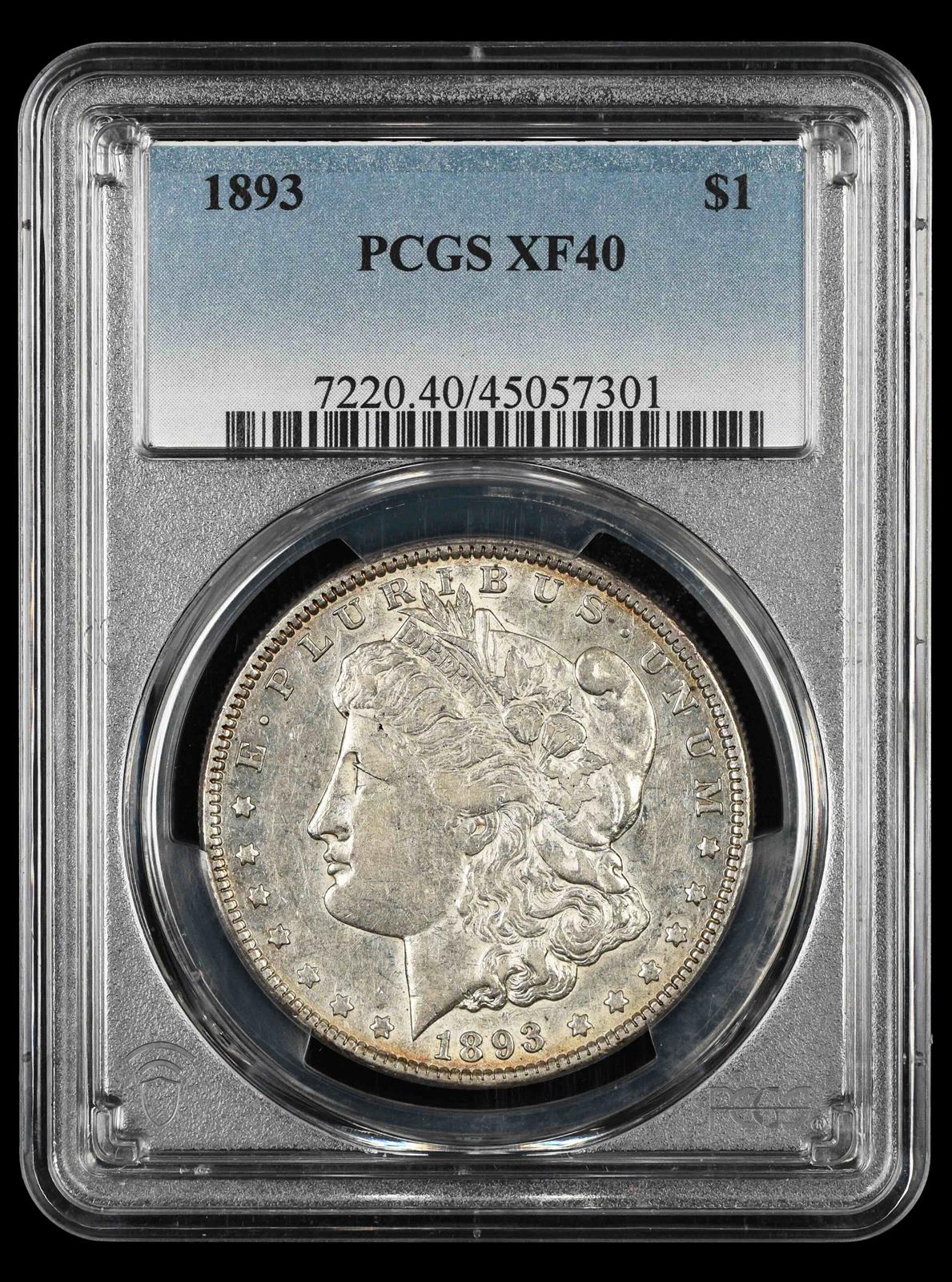 1893 $1 PCGS XF-40