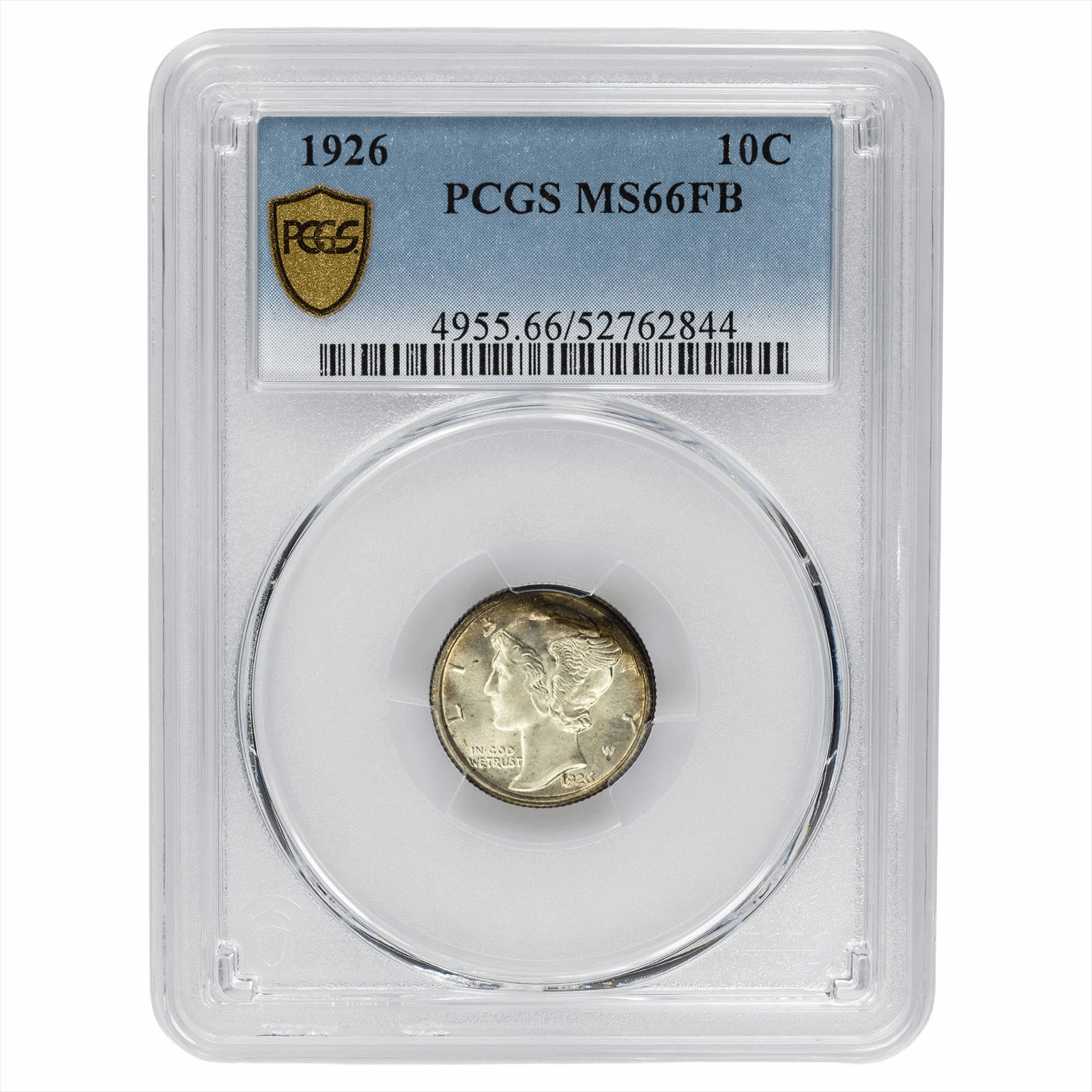 1926 Mercury Dime 10C PCGS MS 66 FB